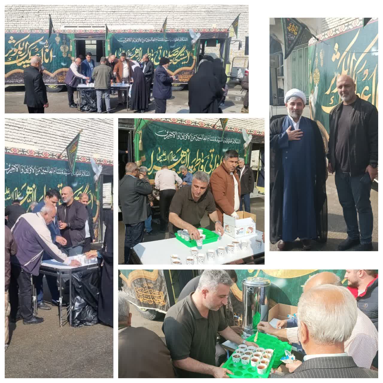 برپایی ایستگاه صلواتی سیار توسط سازمان مدیریت حمل&zwnj;ونقل بار و مسافر در مصلی اسلامشهر