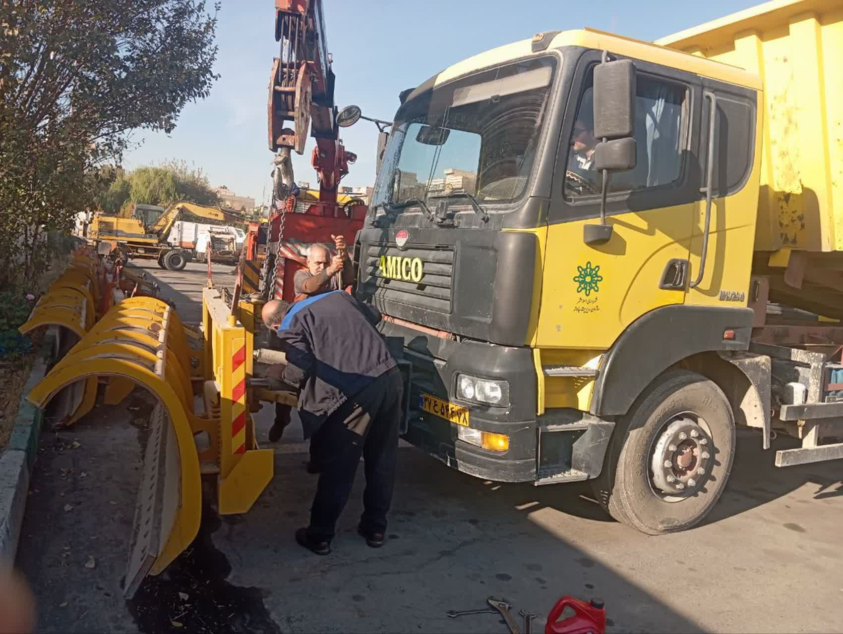 آمادگی سازمان مدیریت پسماند برای عملیات زمستانی