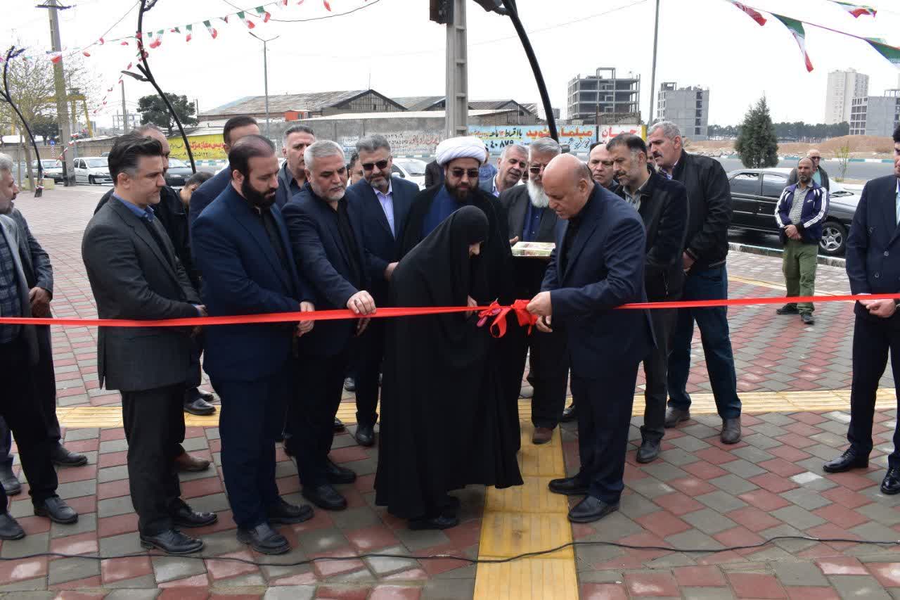 افتتاح بوستان شهید نصیری در اولین روز سال 1405