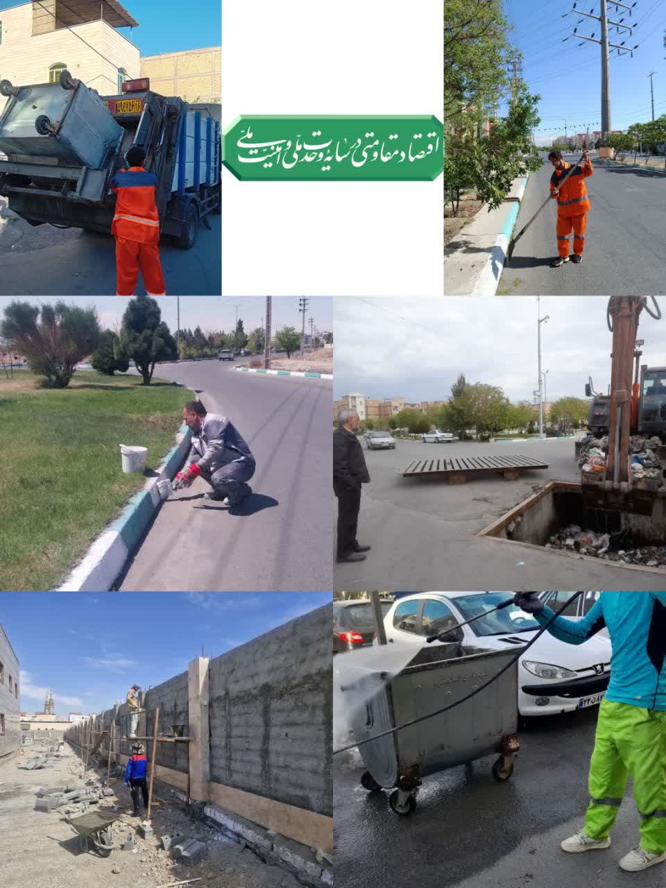 اهم اقدامات عمرانی خدماتی منطقه شش در روزهای اخیر: