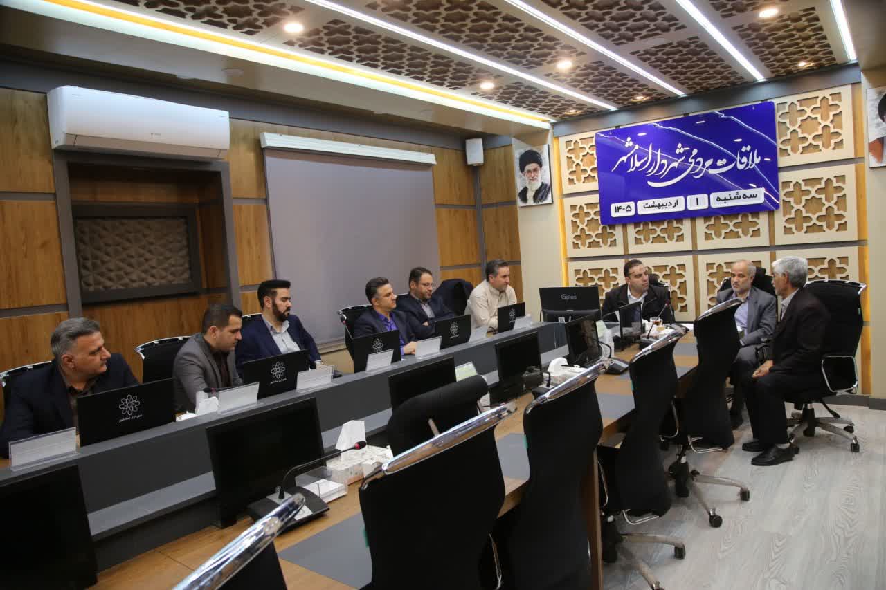 برگزاری جلسه ملاقات مردمی شهردار اسلامشهر با شهروندان