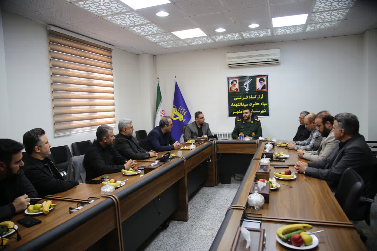 دیدار شهردار و مدیران شهرداری اسلامشهر با فرمانده جدید سپاه ناحیه سیدالشهدا